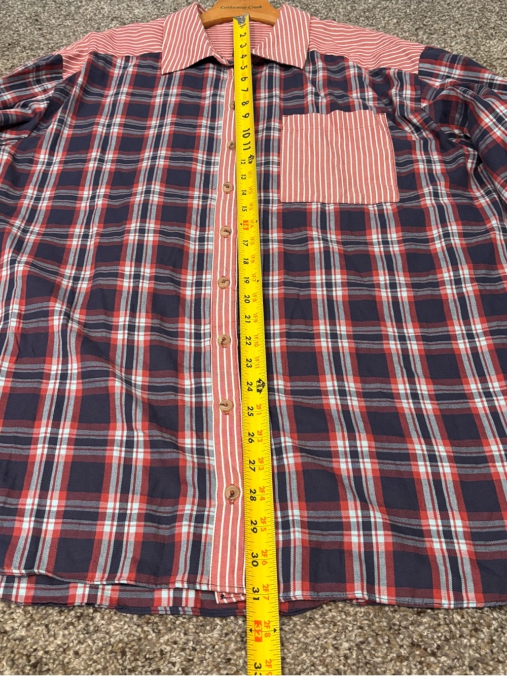 Anthropologie Flannel Boyfriend Buttondown Shirt Medium - Picture 12 of 13